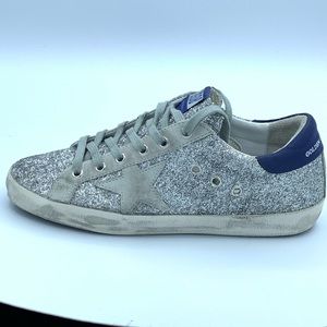 GOLDEN GOOSE Glitter Fabric Superstar Sneakers 39